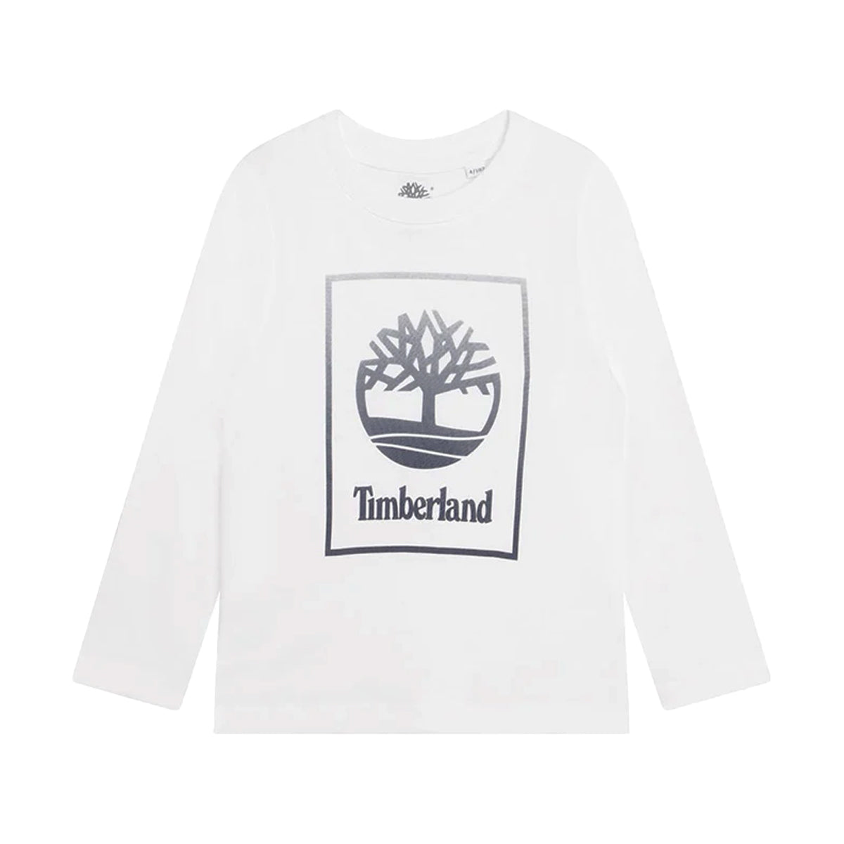 חולצת טי שרט TIMBERLAND ארוכה לוגו בריבוע לילדים