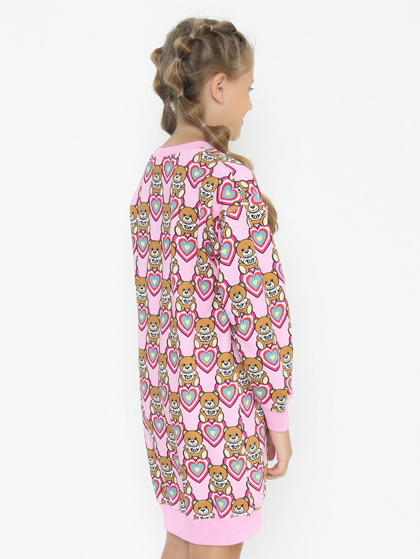 שמלת MOSCHINO ורוד לילדות