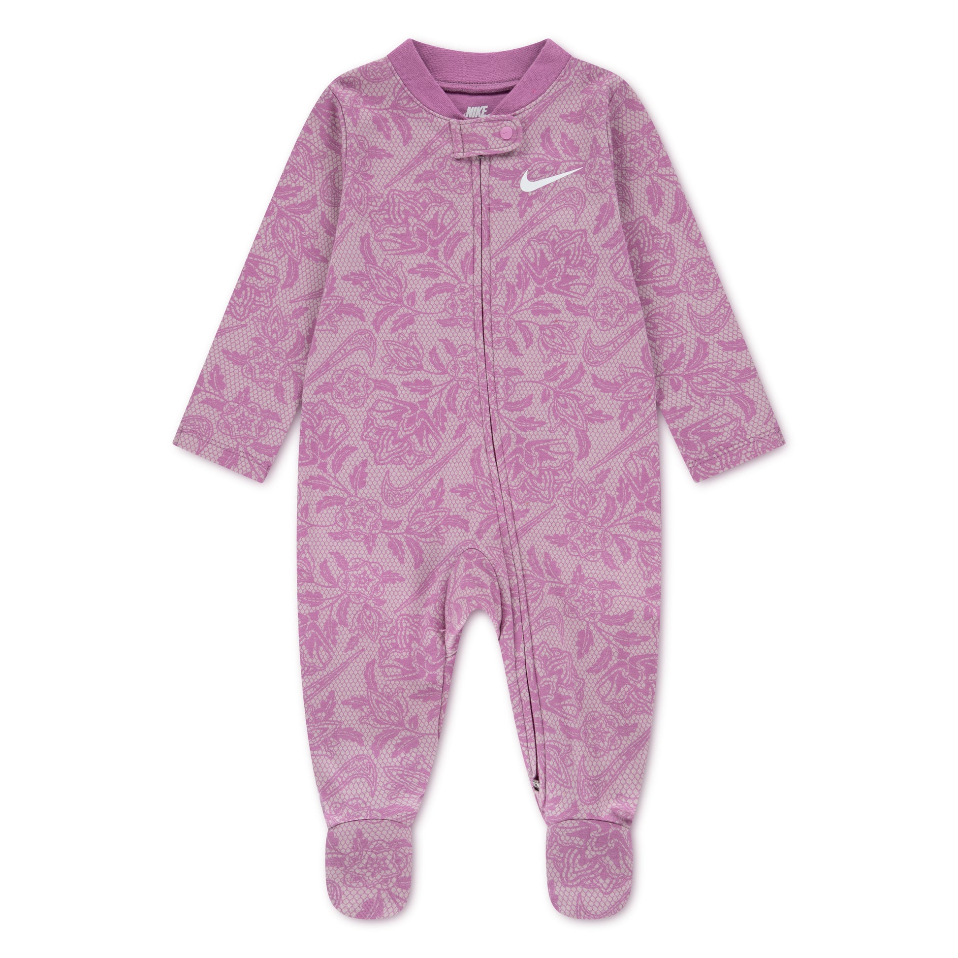 לתינוקות LACE IT UP FOOTED COVERALL NIKE בגד גוף Pink / NB