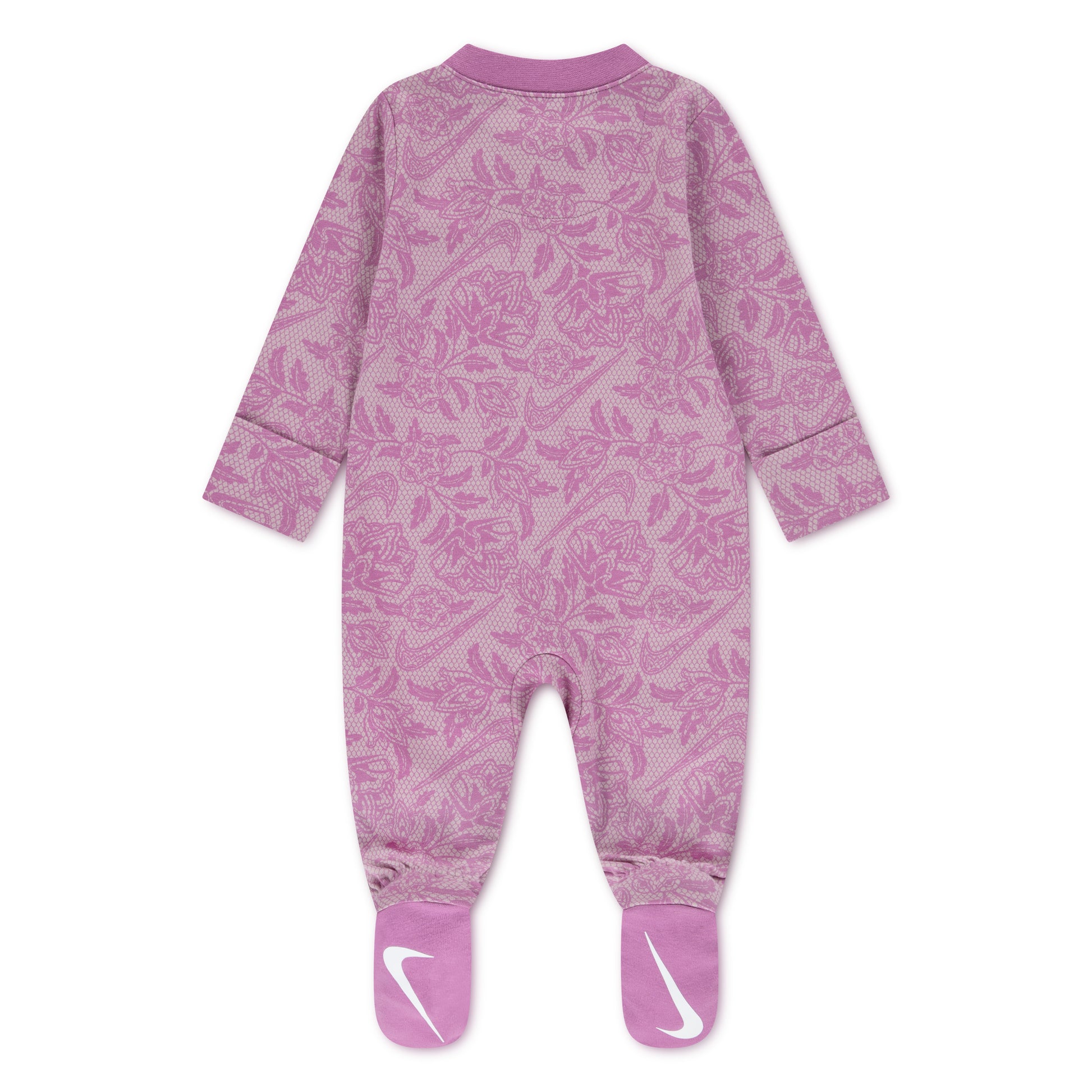 לתינוקות LACE IT UP FOOTED COVERALL NIKE בגד גוף Pink / NB