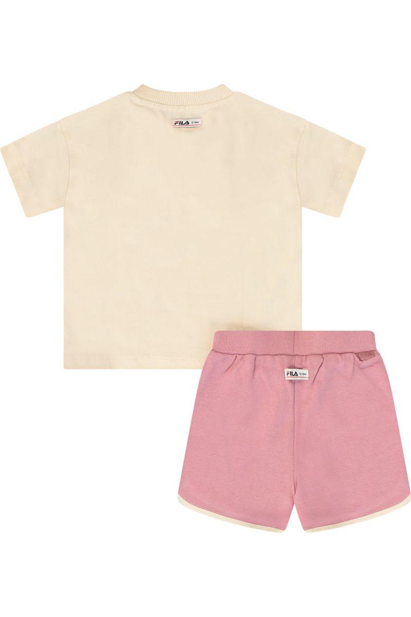 חליפת טריקו FILA לוגו מותג באמצע לתינוקות