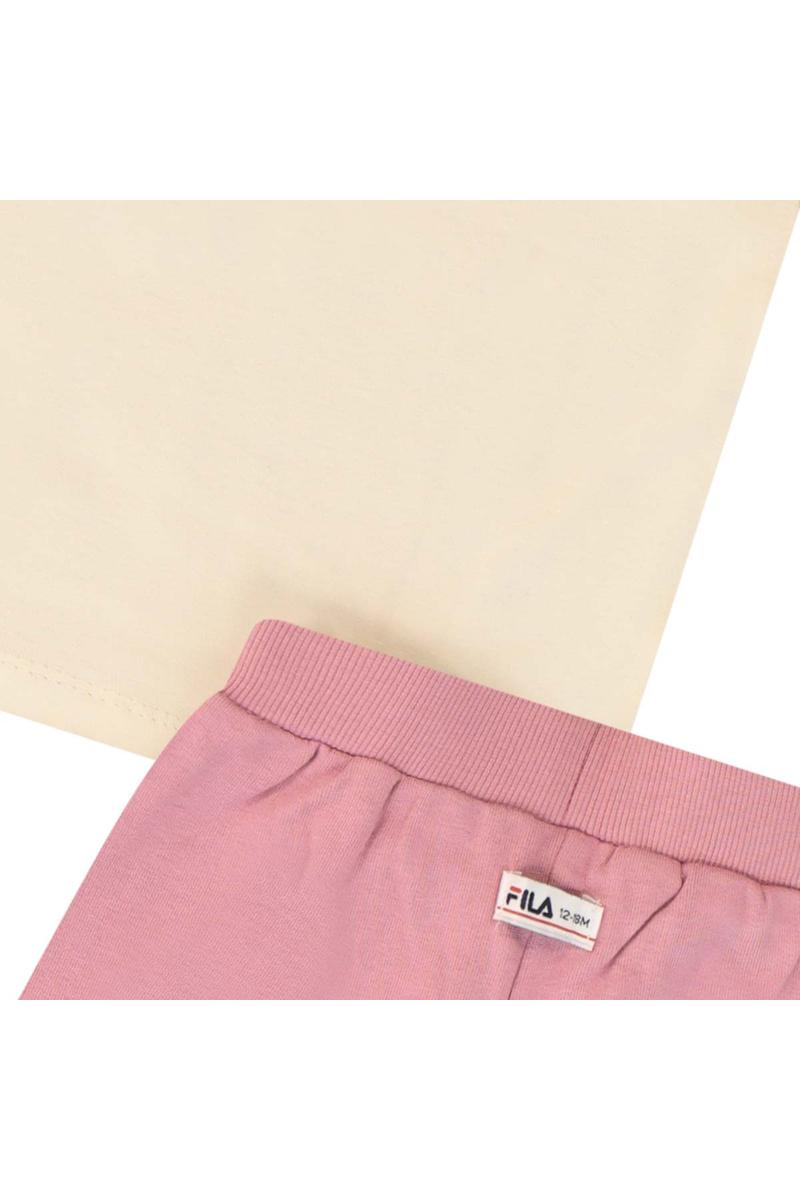 חליפת טריקו FILA לוגו מותג באמצע לתינוקות