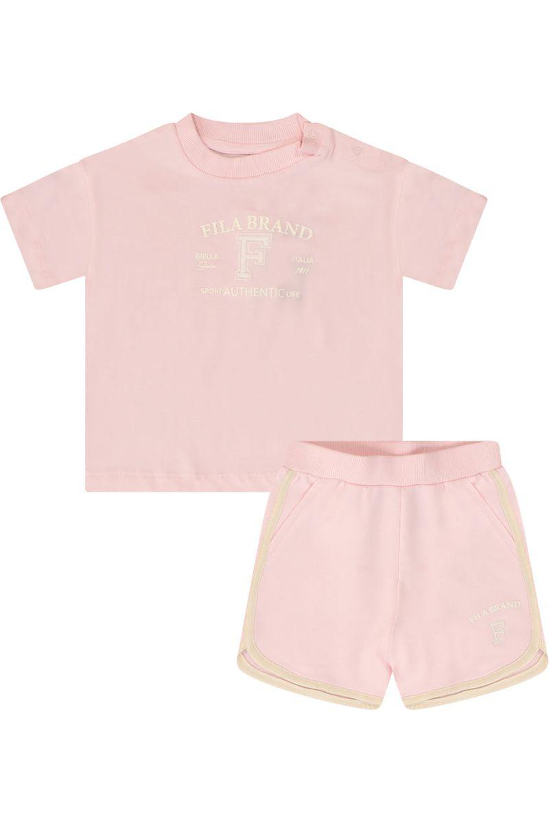 חליפת טריקו FILA לוגו מותג באמצע לתינוקות