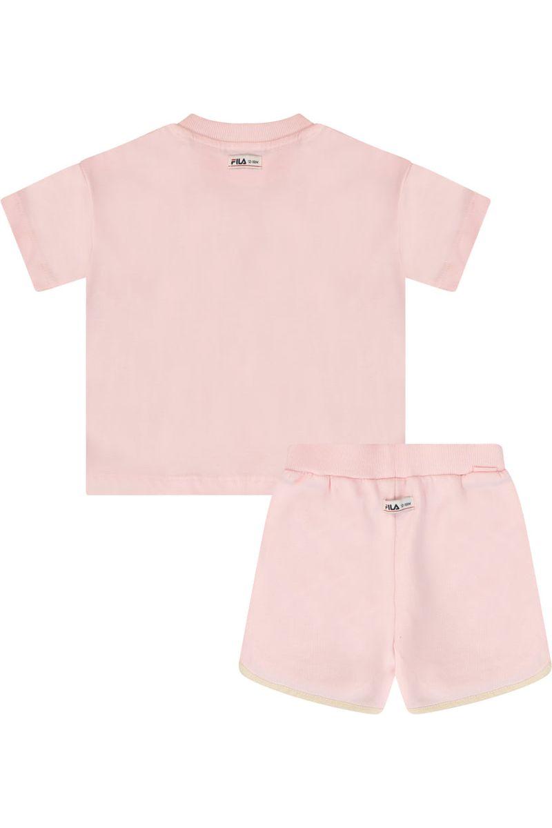 חליפת טריקו FILA לוגו מותג באמצע לתינוקות