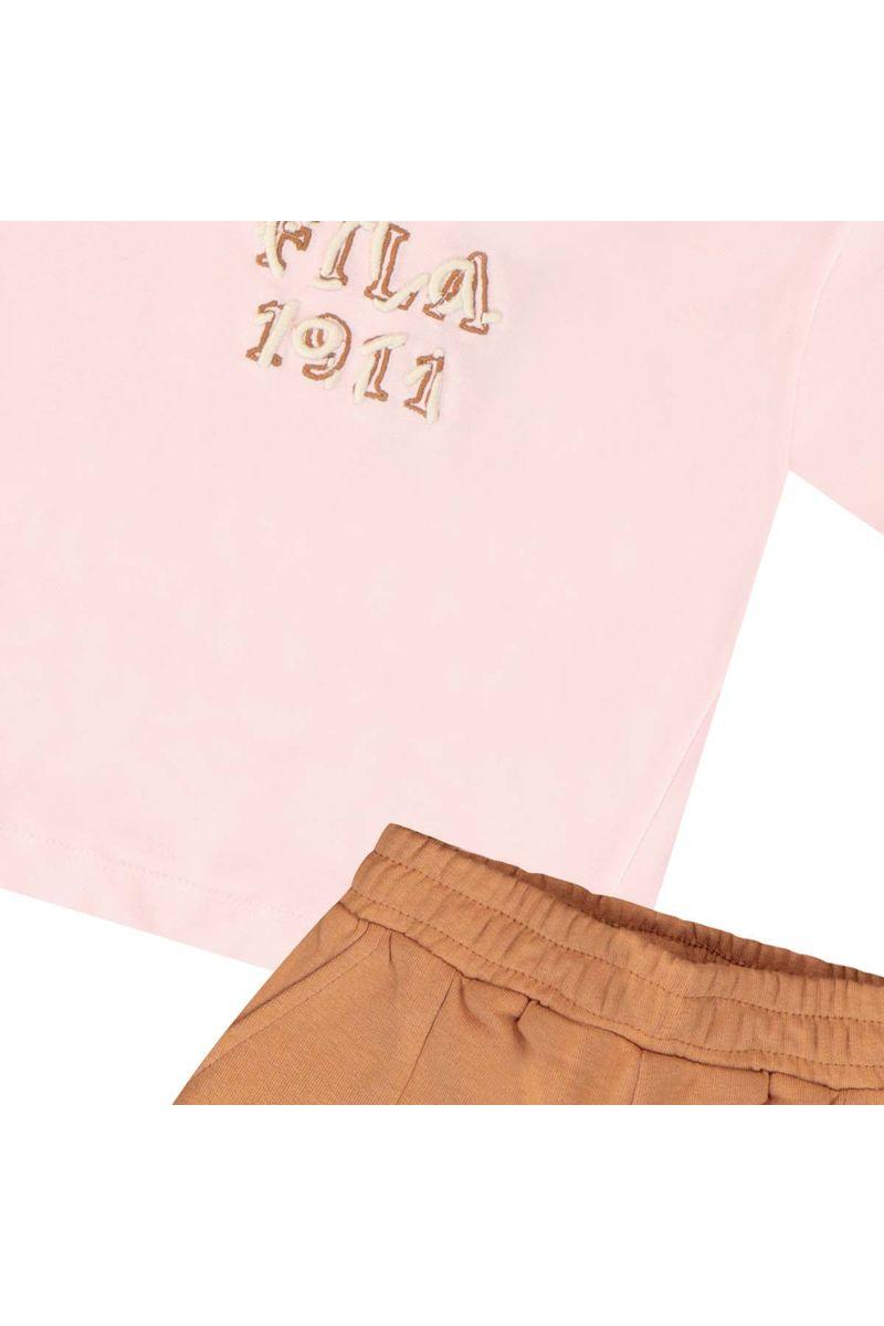 חליפת טריקו FILA לוגו מותג באמצע לתינוקות