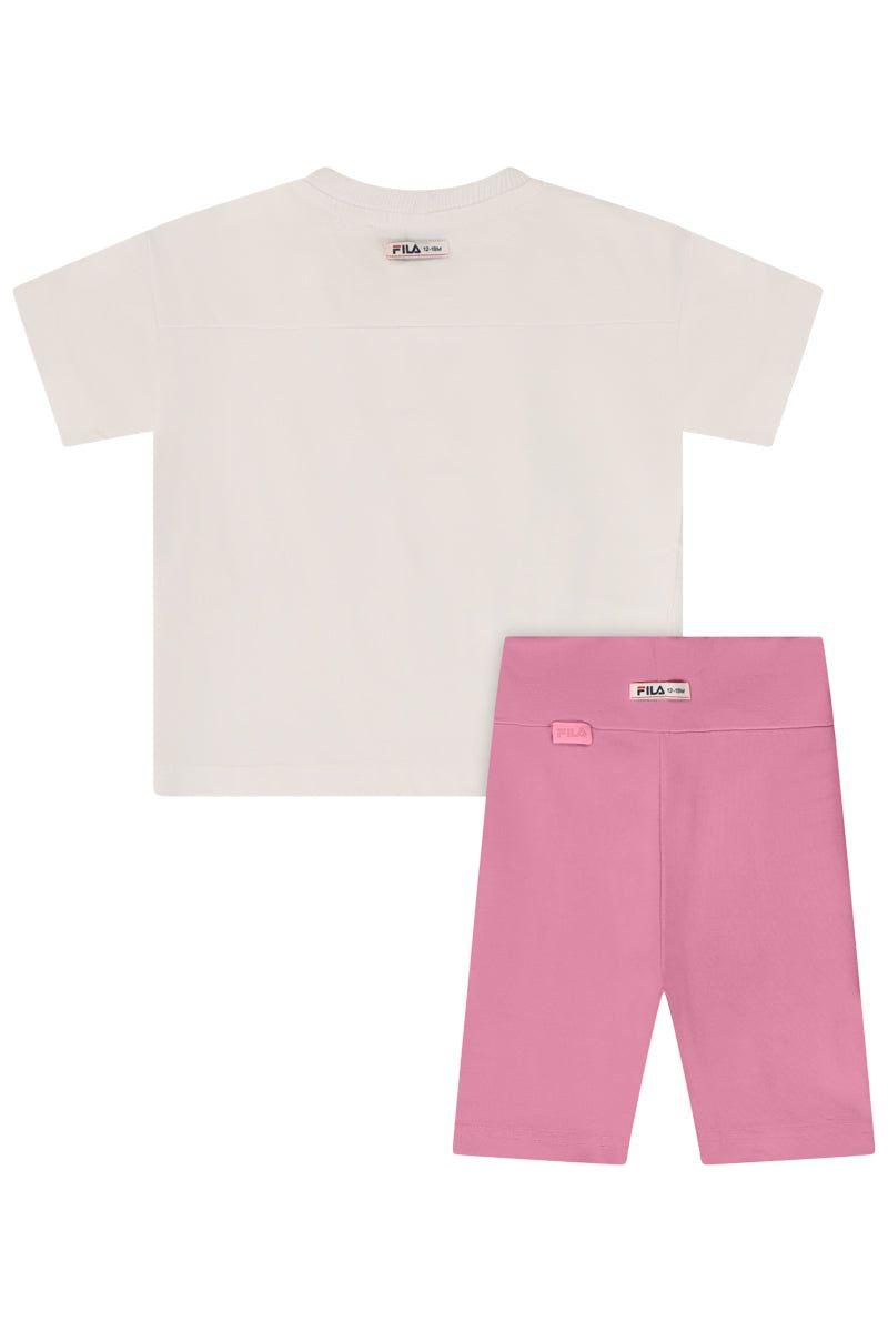 חליפת טייץ FILA הדפס לוגו באמצע לתינוקות