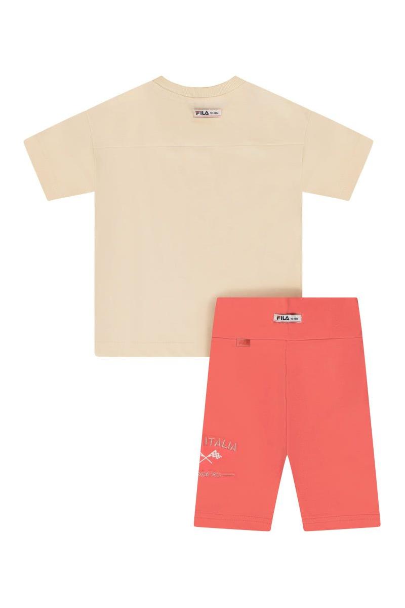 חליפת טייץ FILA הדפס לוגו באמצע לתינוקות