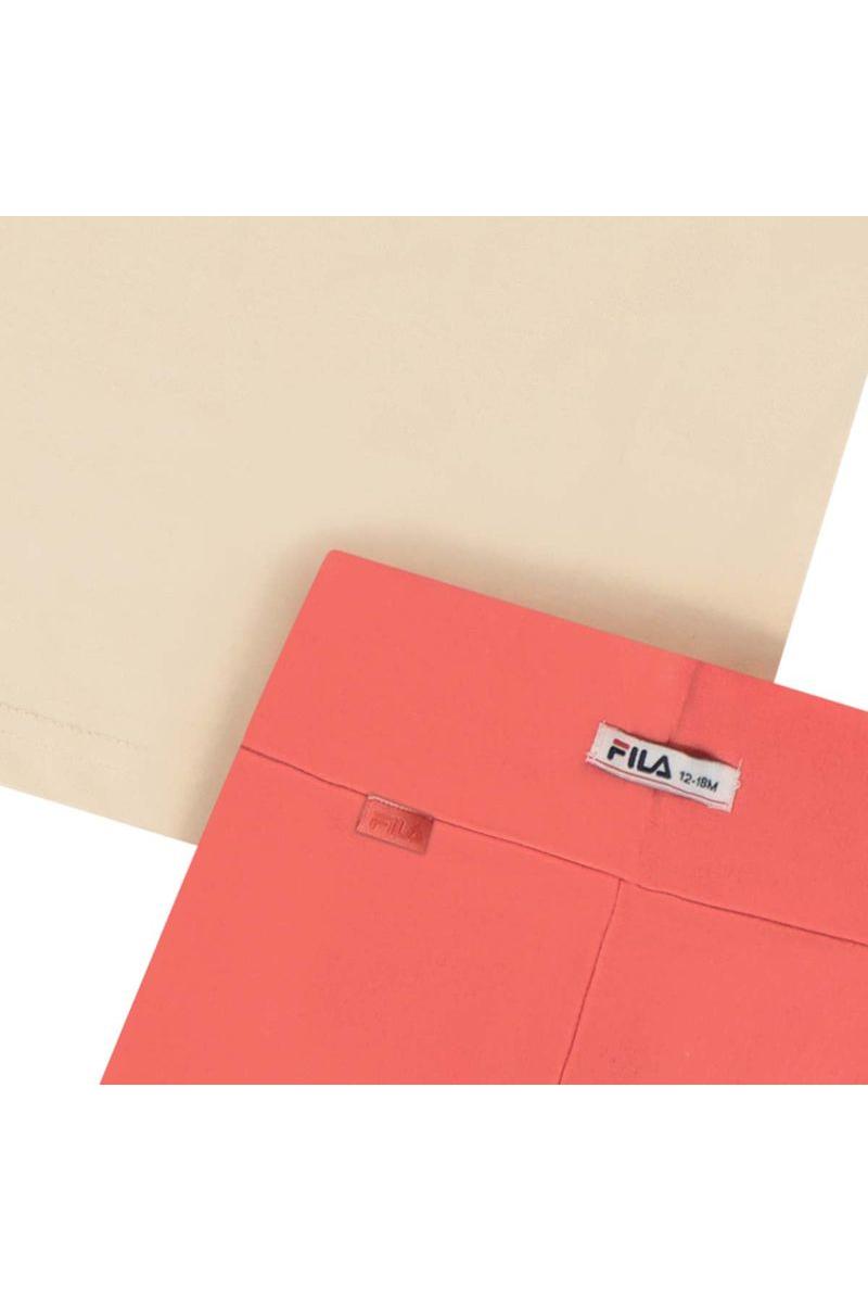 חליפת טייץ FILA הדפס לוגו באמצע לתינוקות