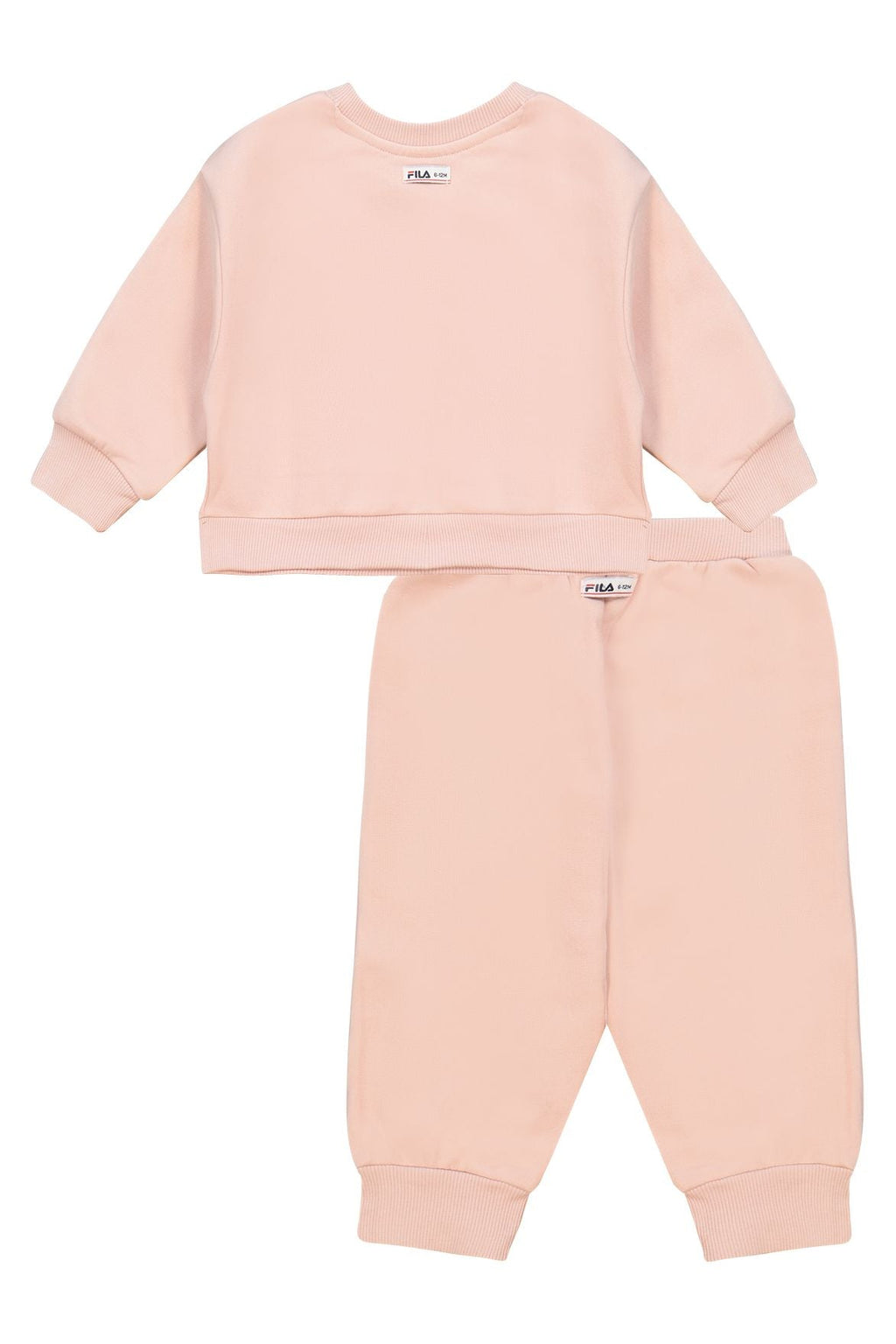 חליפת טרנינג FILA דו גוונית בהדפס לוגו לתינוקות Pink / 0-6M