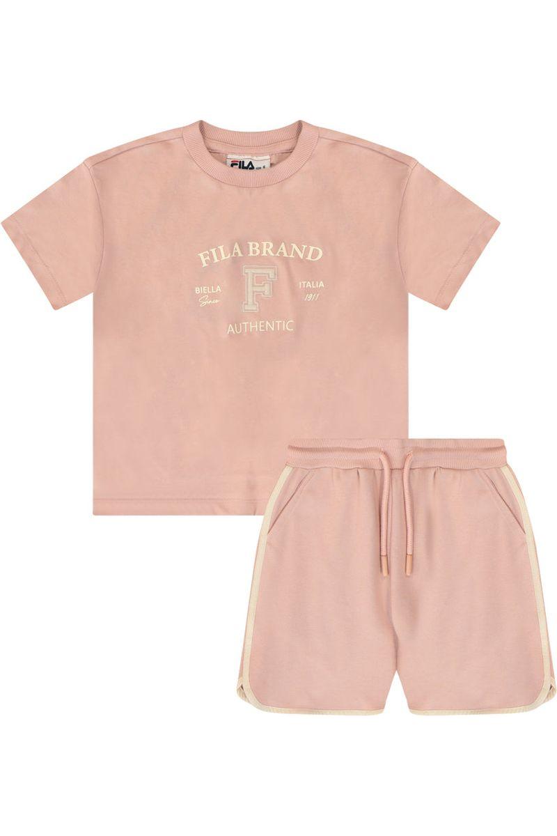 חליפת טריקו FILA הדפס F באמצע לילדות