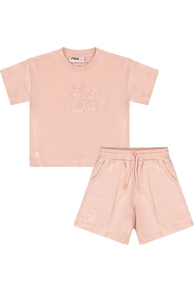 חליפת טריקו FILA הדפס באמצע לילדות