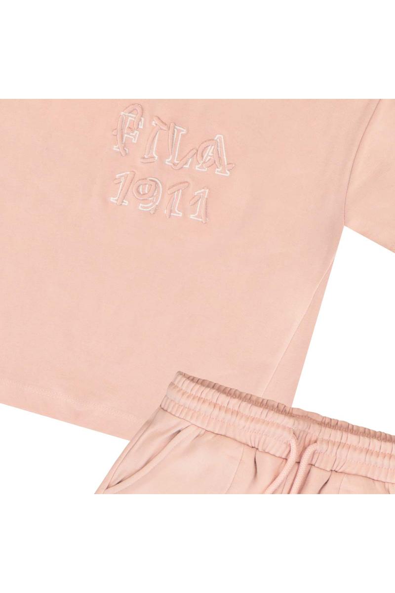 חליפת טריקו FILA הדפס באמצע לילדות
