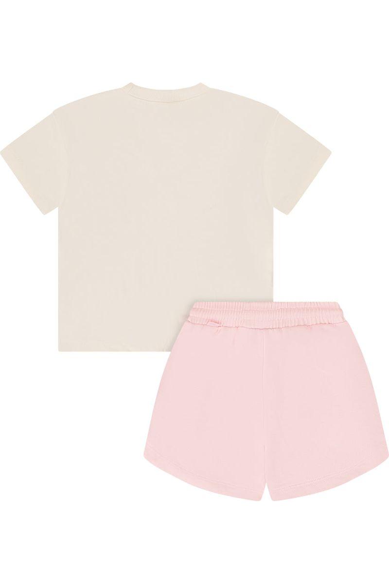 חליפת טריקו FILA הדפס לוגו באמצע לילדות