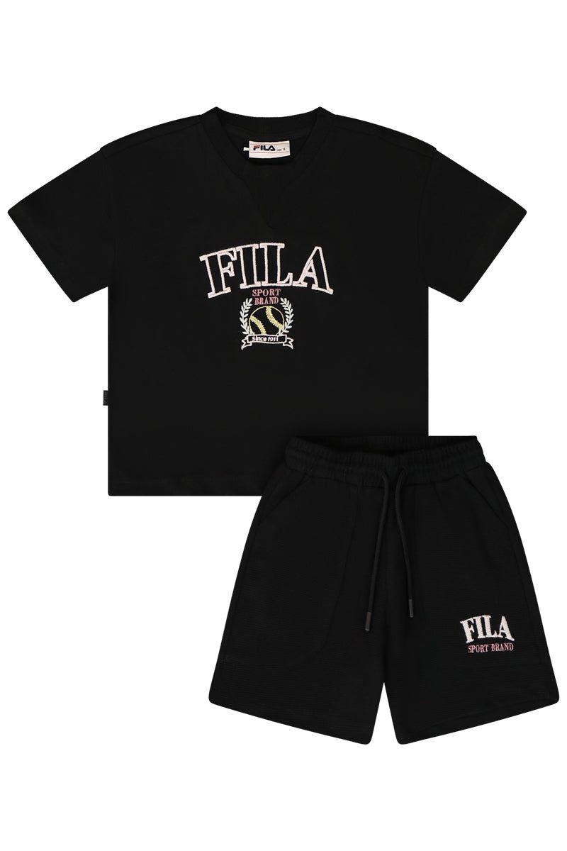 חליפת טריקו FILA כיסים בצד לילדות