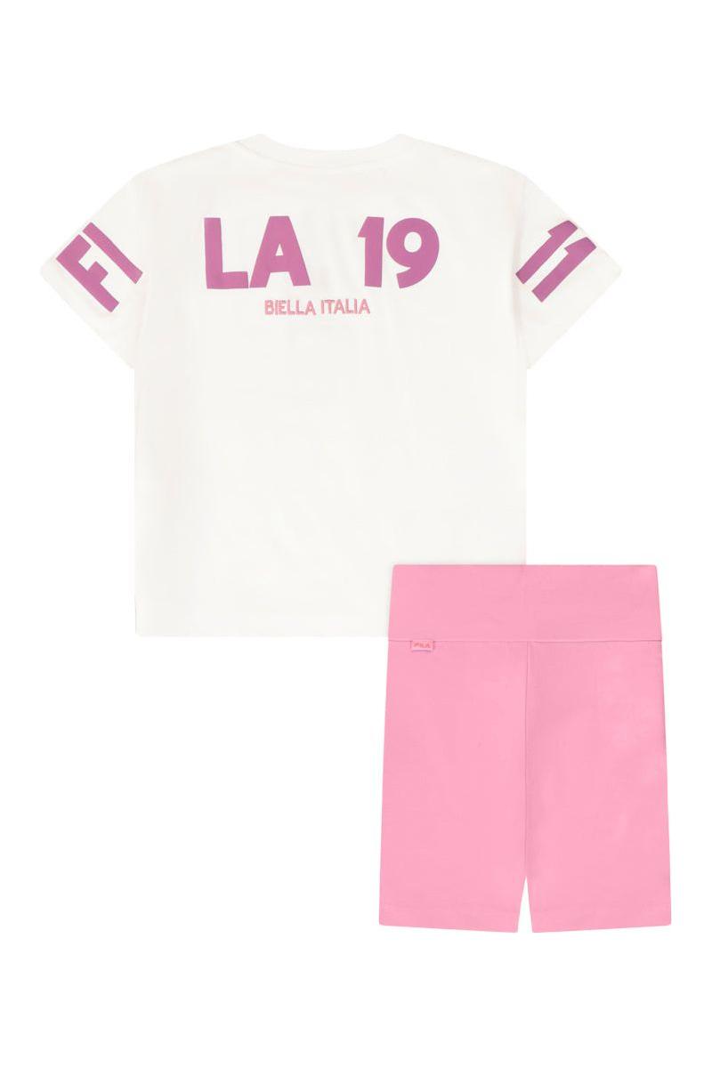 חליפת טייץ FILA הדפס לוגו מותג 1911 אחורי לילדות