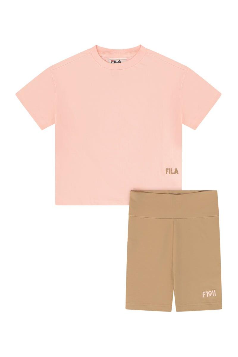 חליפת טייץ FILA הדפס לוגו מותג 1911 אחורי לילדות