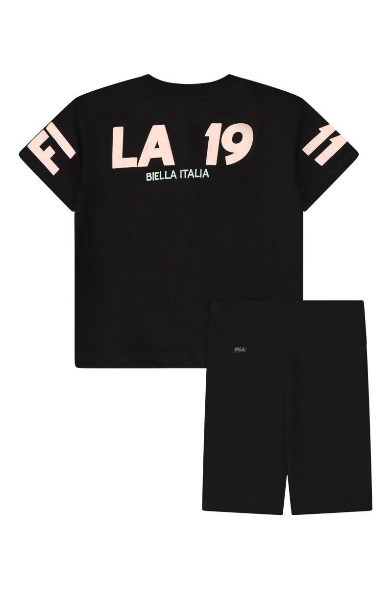 חליפת טייץ FILA הדפס לוגו מותג 1911 אחורי לילדות