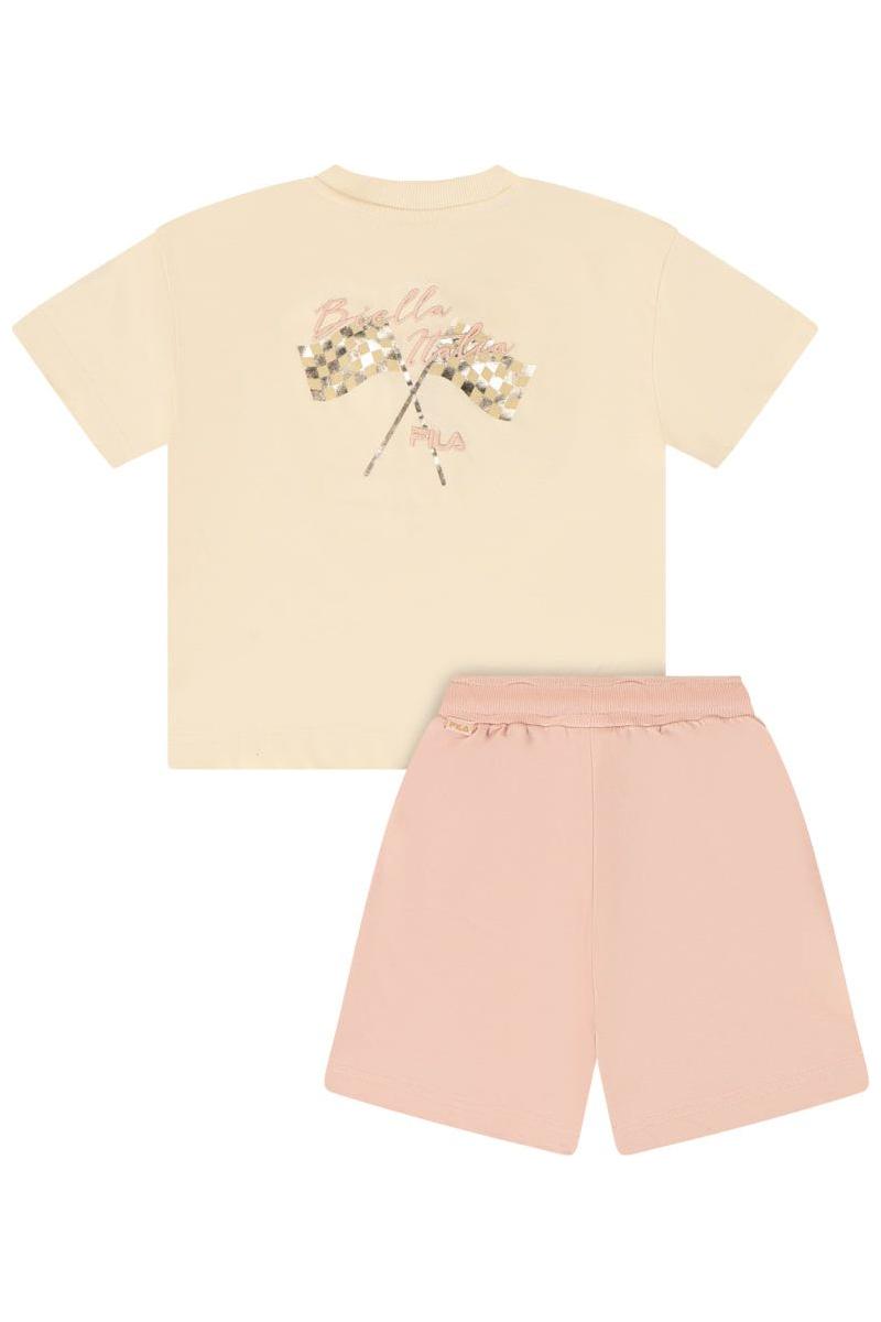 חליפת טריקו FILA הדפס באמצע לילדות