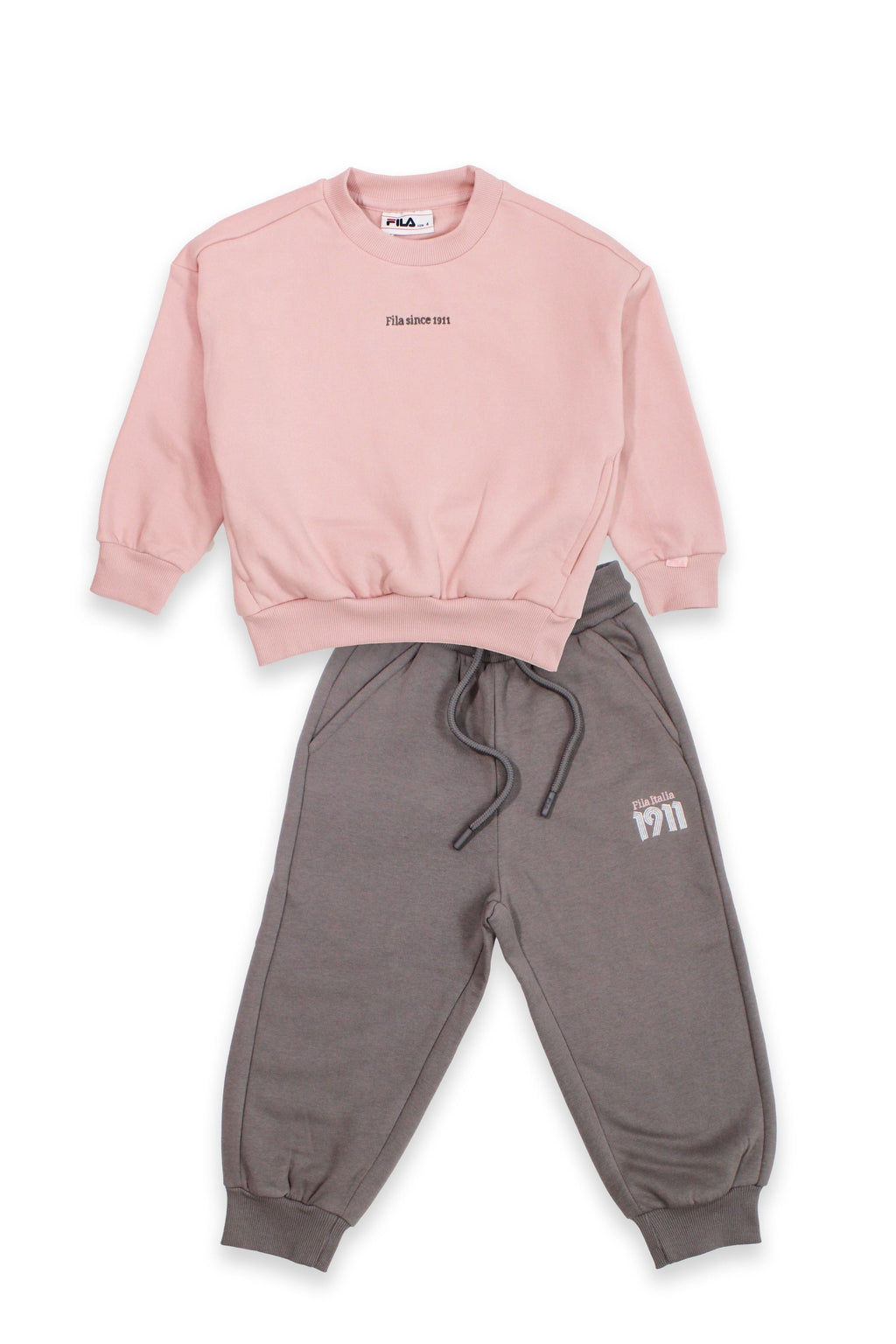 חליפת טרנינג FILA בעיצוב עם פרינט בגב לילדות Pink / 2Y