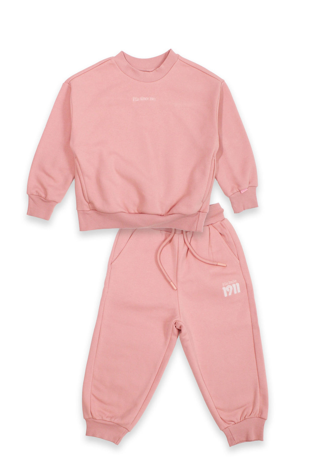 חליפת טרנינג FILA בעיצוב עם פרינט בגב לילדות Pink / 2Y