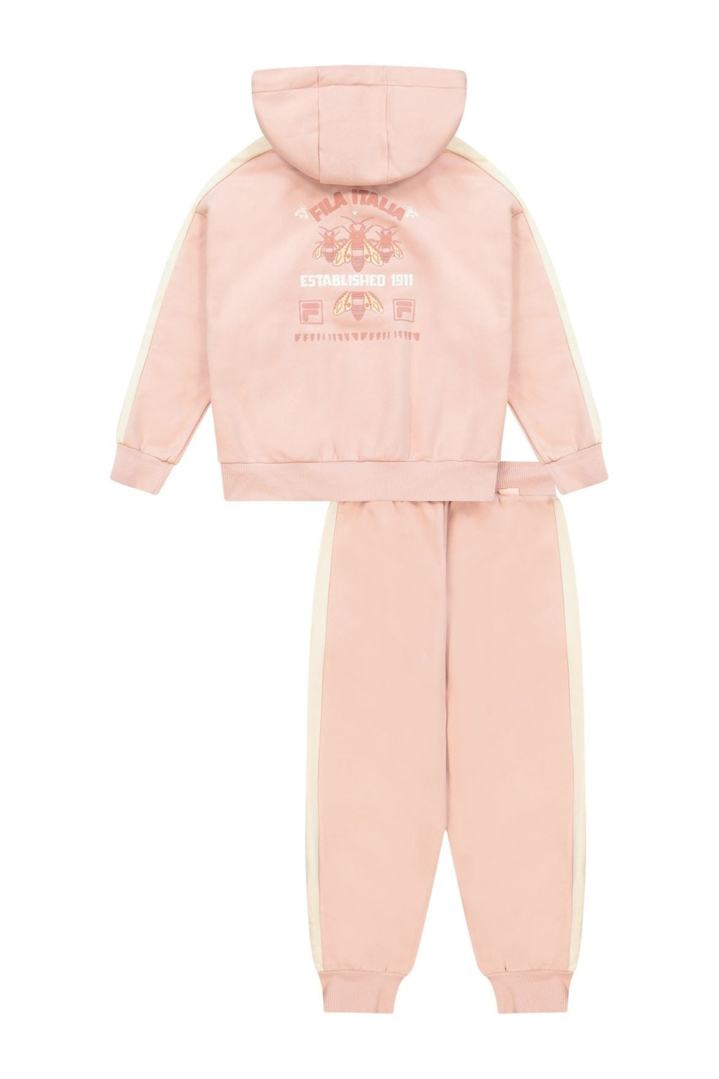 חליפת טרנינג FILA עם לוגו עדין בגב לילדות Pink / 2Y