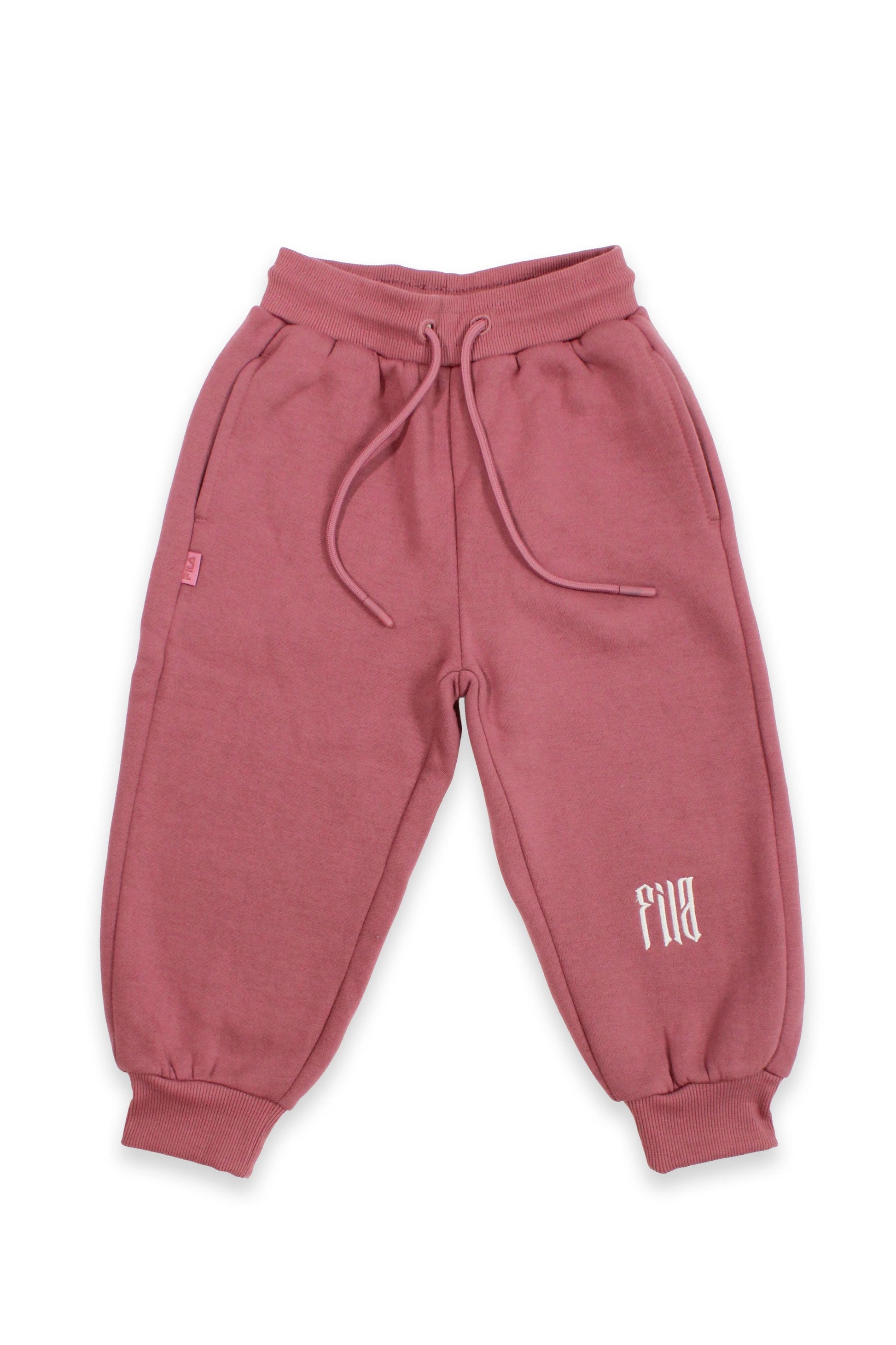 חליפת טרנינג FILA דו גוונית בהדפס לוגו בגב לילדות BEIGE / 10Y