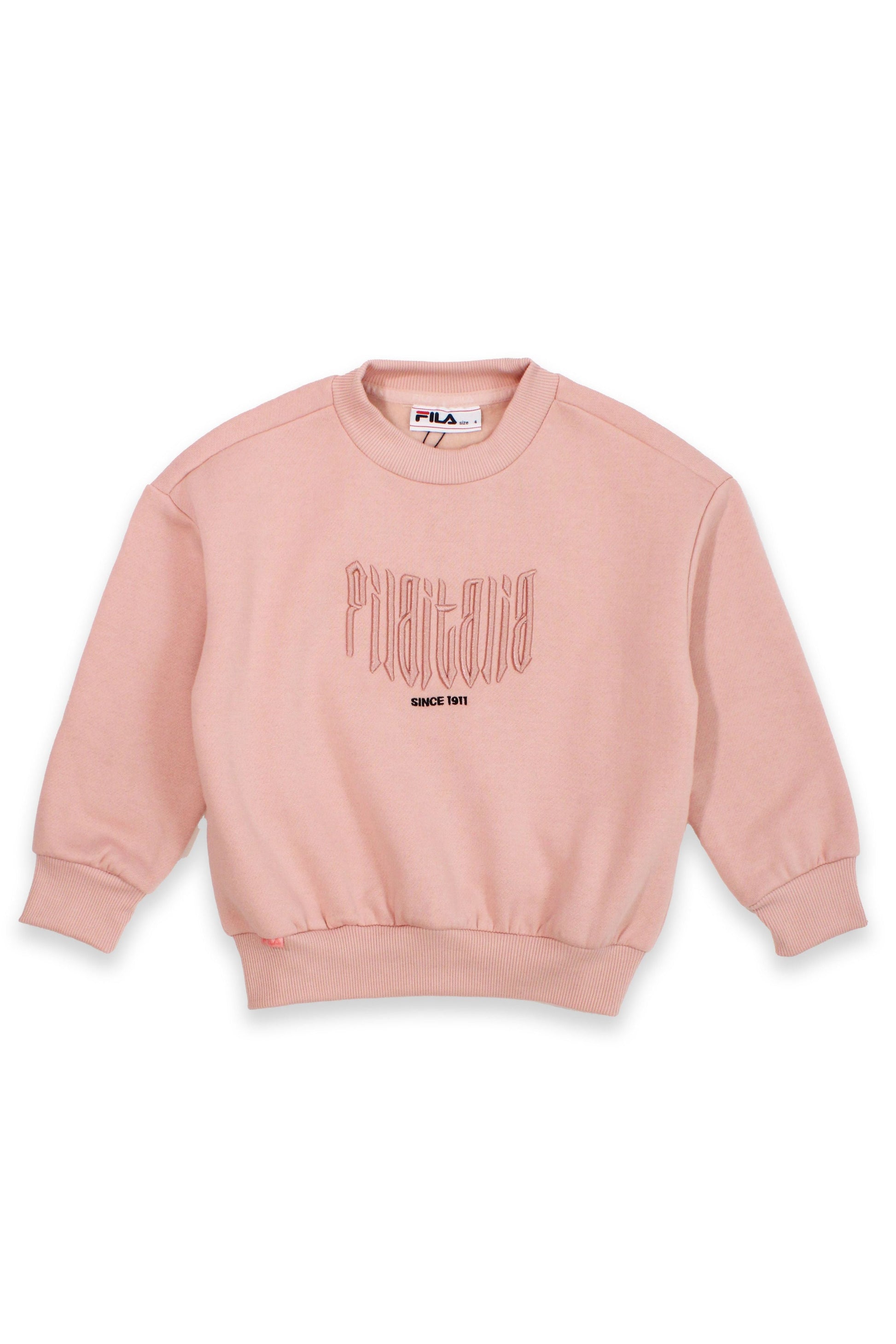 חליפת טרנינג FILA דו גוונית בהדפס לוגו בגב לילדות Pink / 10Y