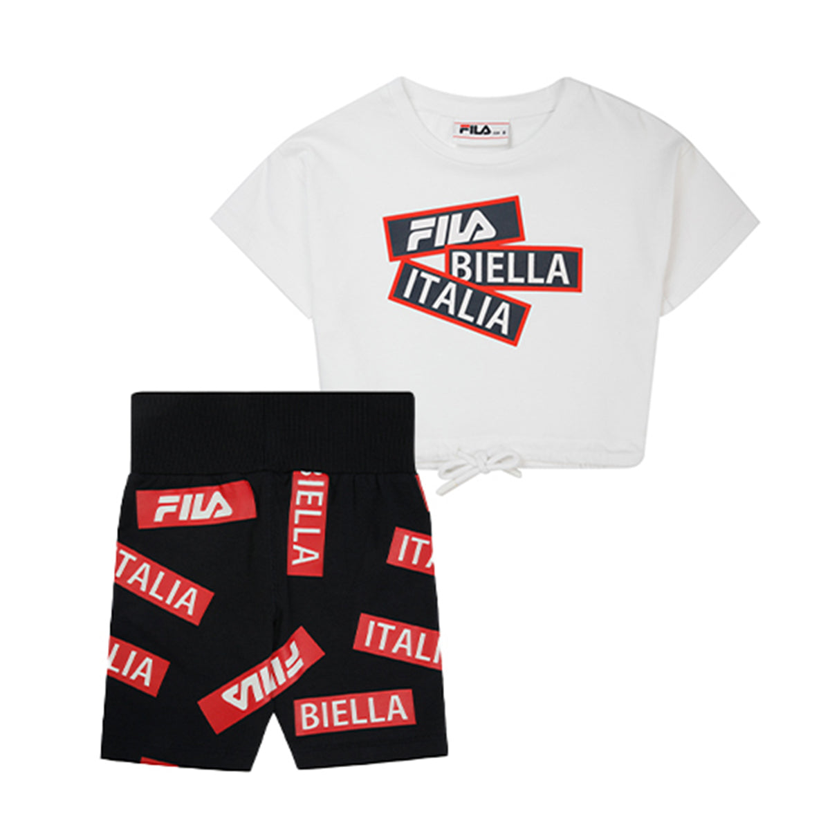 חליפת טייץ FILA לילדות לוגו BIELLA ITALIA