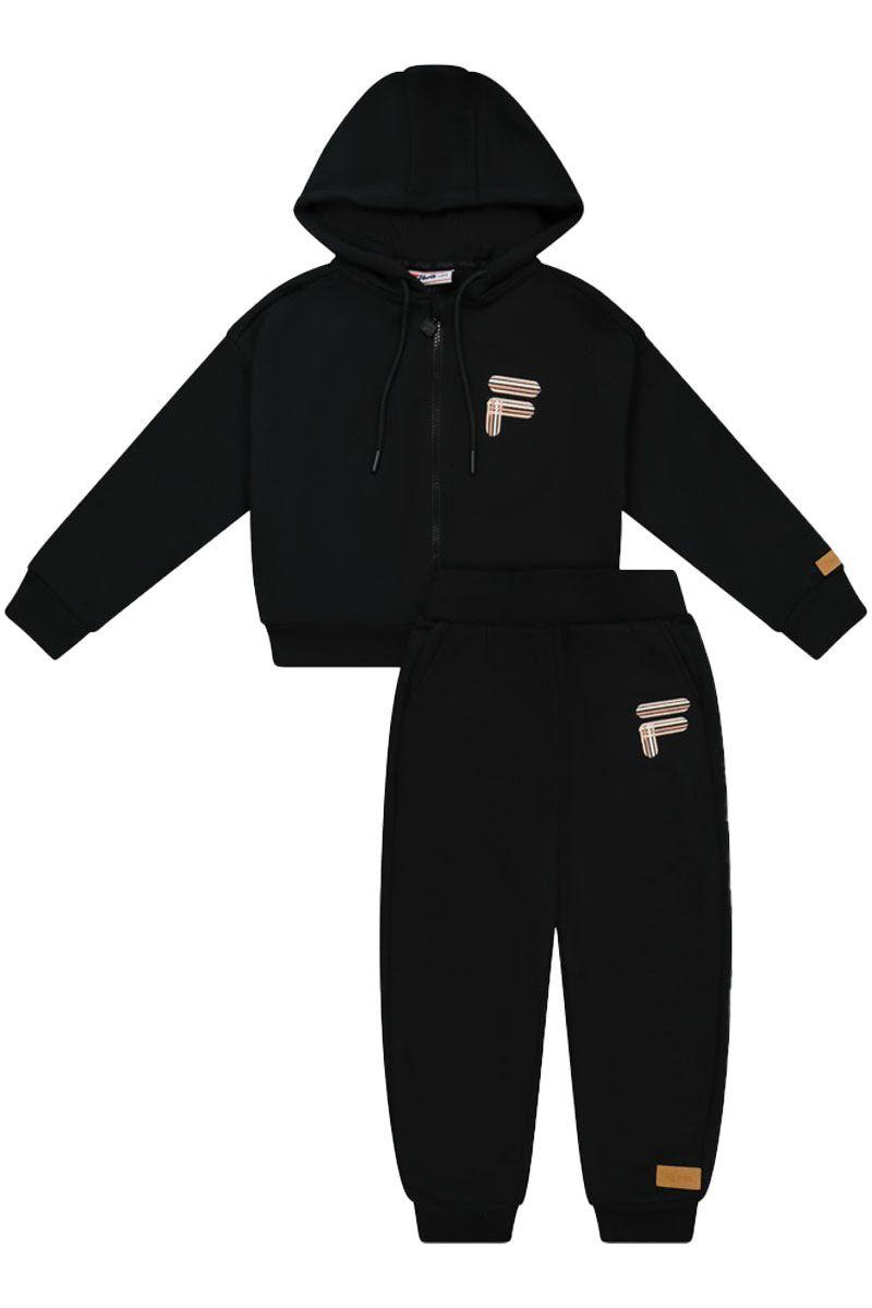 חליפת טרנינג FILA סגירת רוכסן לילדות