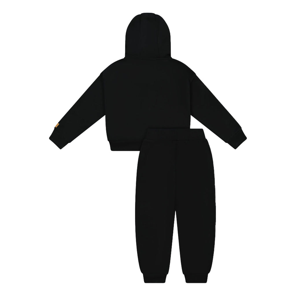 חליפת טרנינג FILA סגירת רוכסן לילדות Black / 2Y