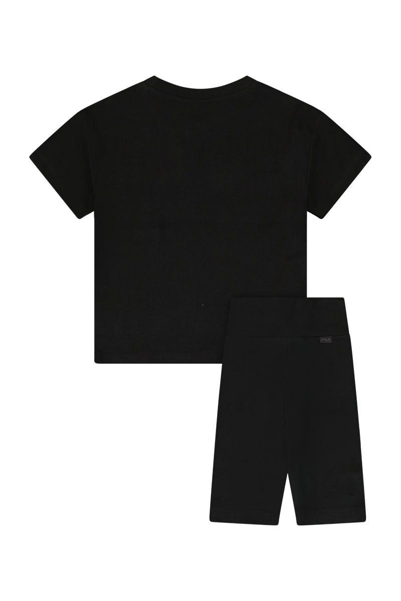 חליפת טייץ  FILA לוגו מותג בצד לילדות