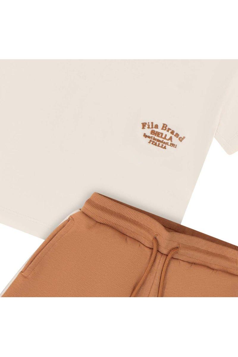 חליפת טריקו FILA הדפס אחורי לילדות