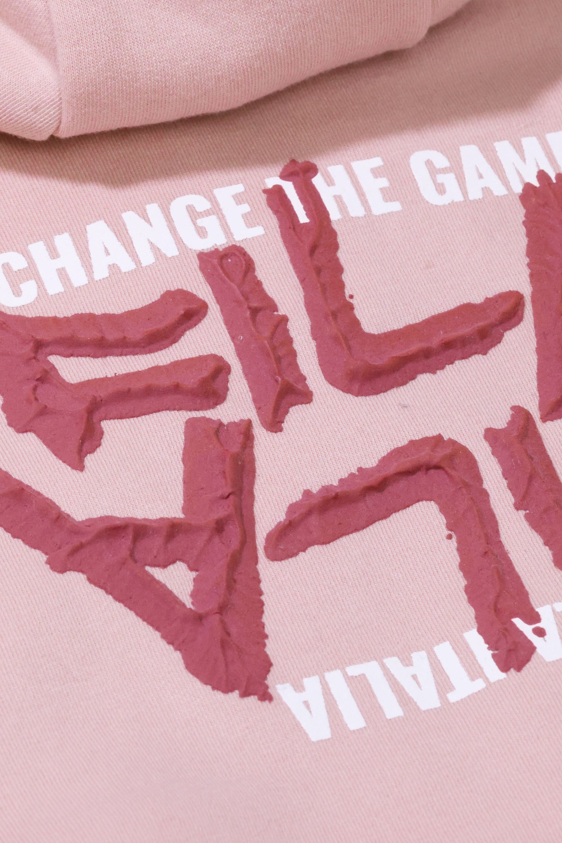 חליפת טרנינג FILA עם קפוצ'ון ורוכסן קדמי לילדות Pink / 10Y