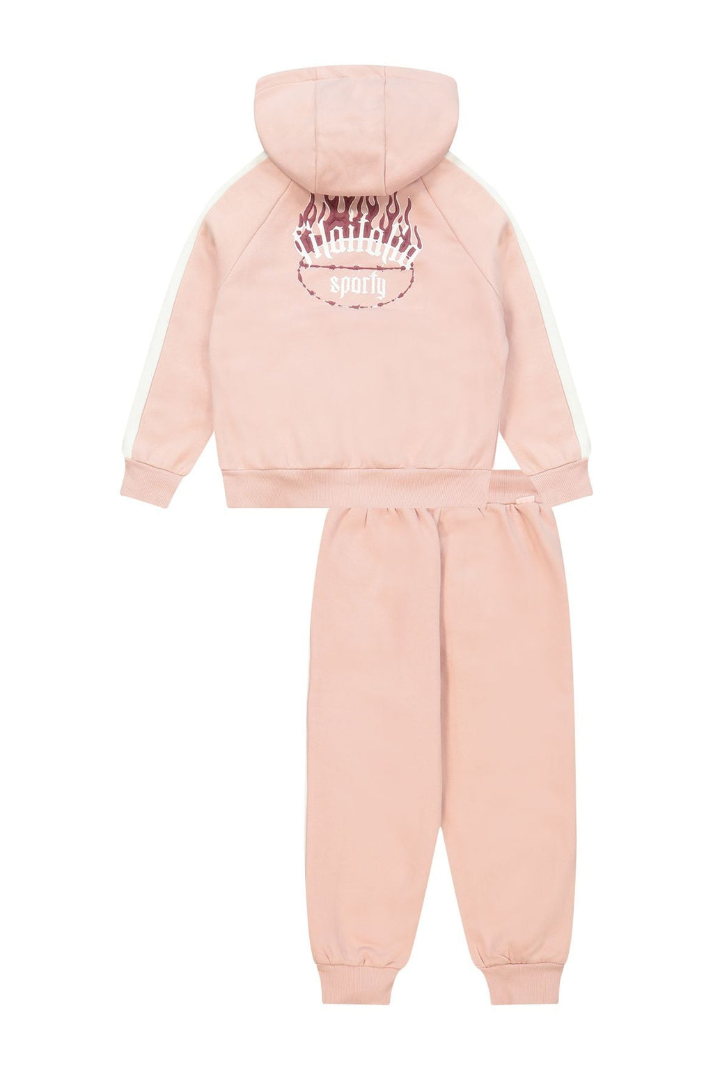 חליפת טרנינג FILA בהדפס לוגו קטן לילדות Pink / 10Y