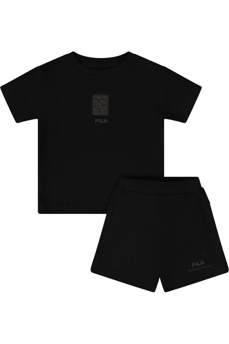 חליפת טריקו FILA ריבוע באמצע לתינוקות