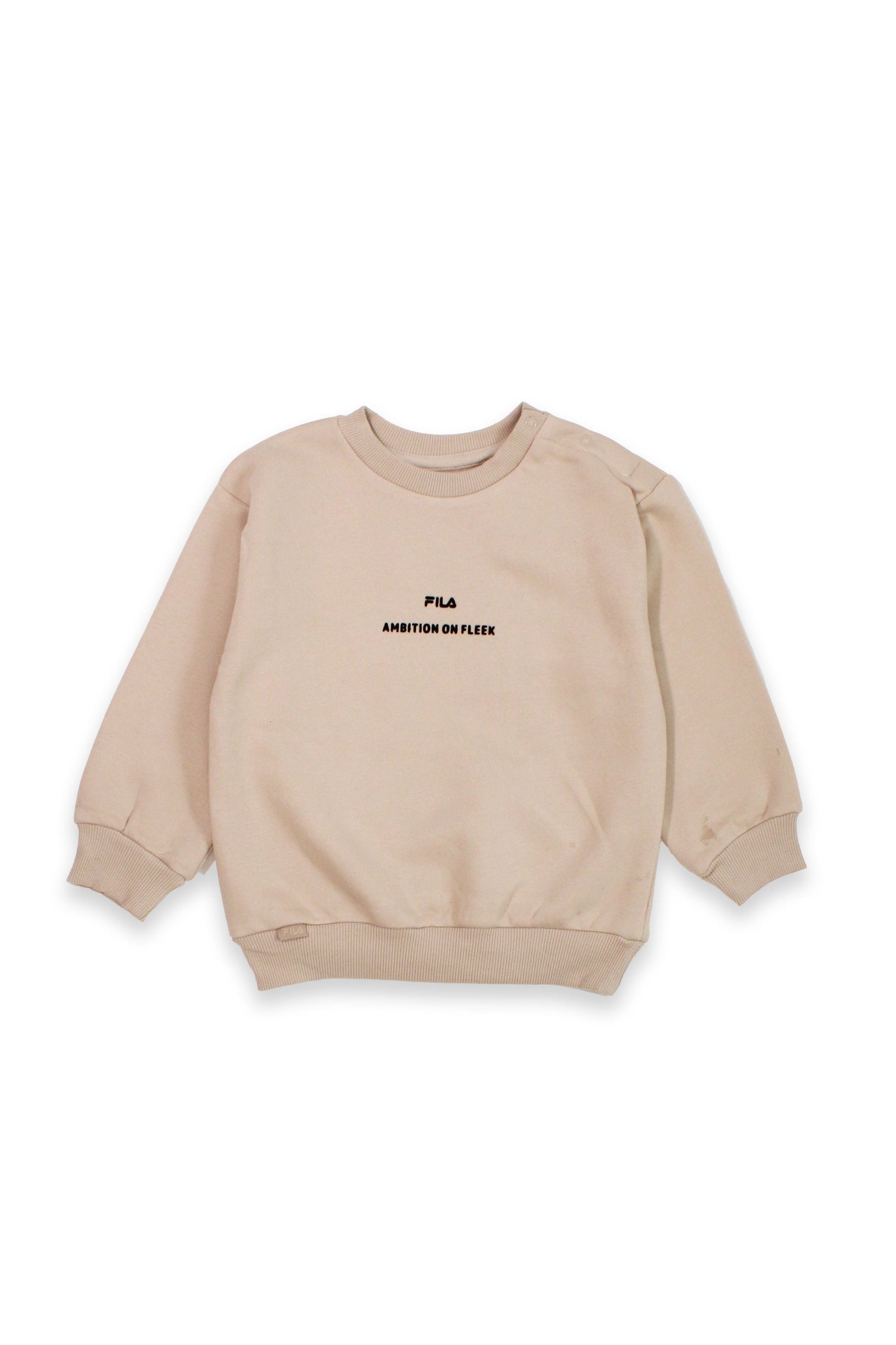 חליפת טרנינג עם FILA  הדפס מספרים לתינוקות BEIGE / 0-6M