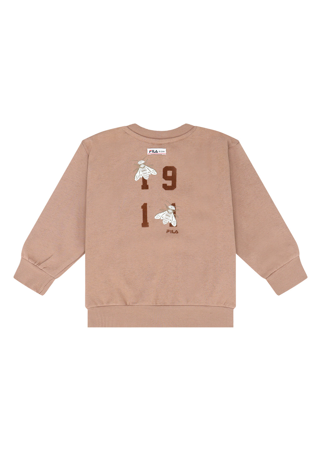 חליפת טרנינג עם FILA  הדפס לתינוקות BEIGE / 0-6M