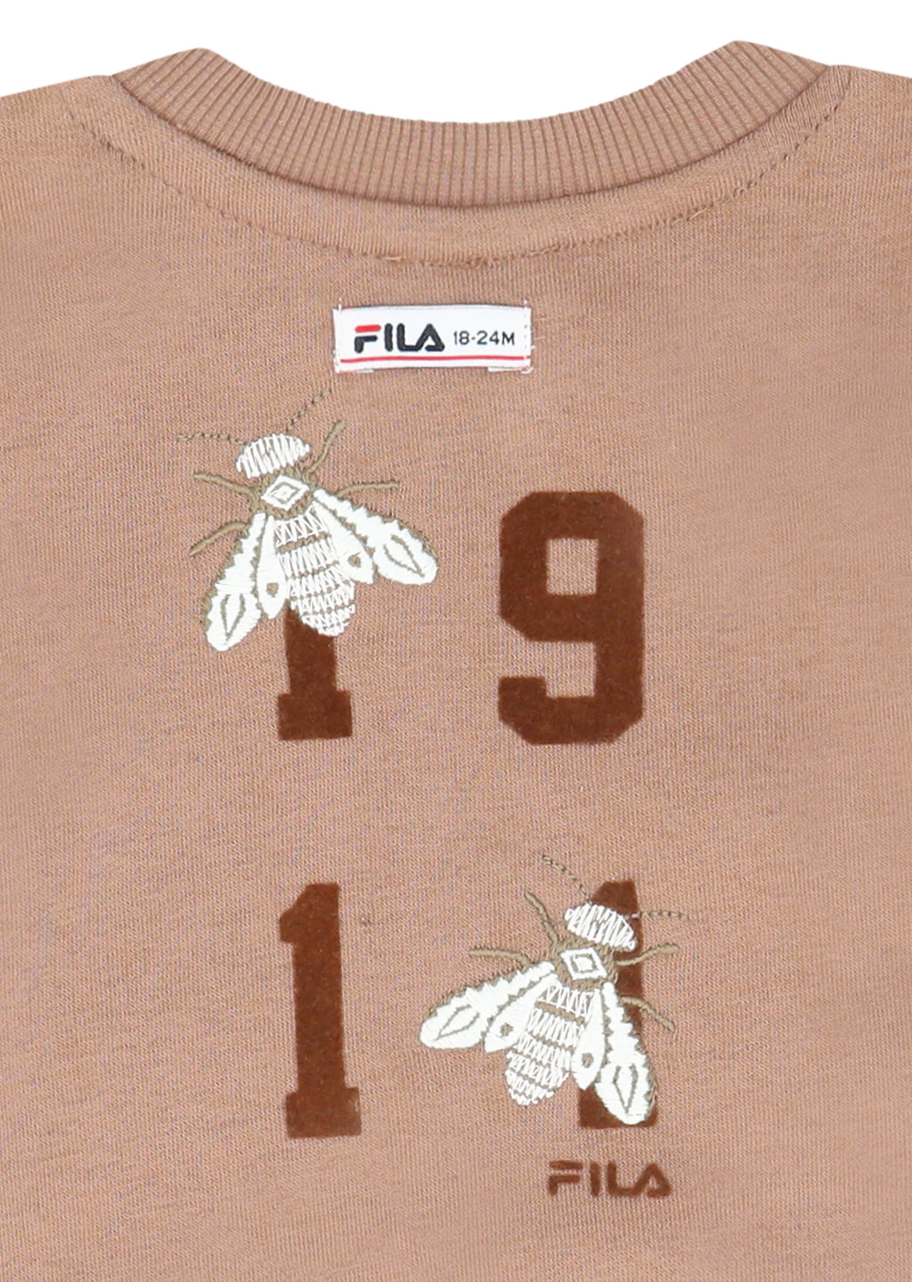 חליפת טרנינג עם FILA  הדפס לתינוקות BEIGE / 0-6M