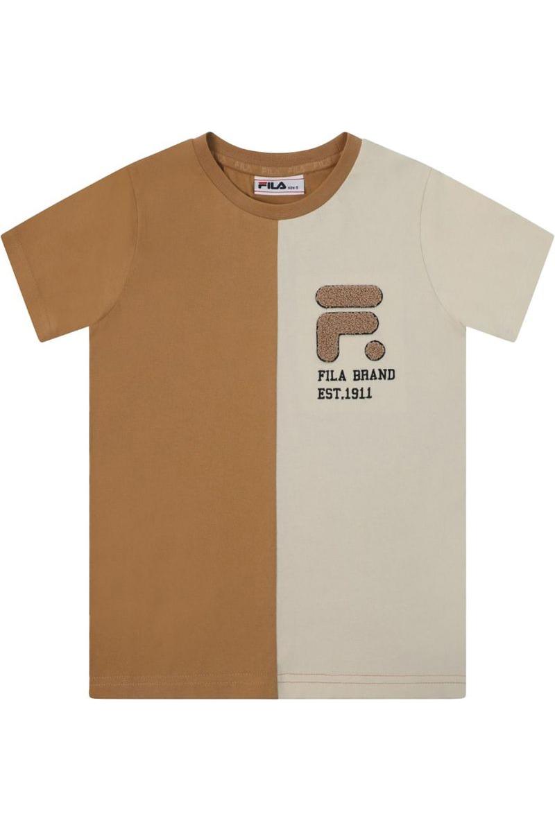 חליפת טריקו FILA שילוב שני צבעים בחולצה לתינוקות