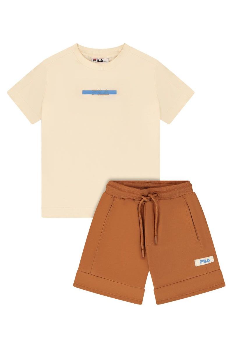 חליפת טריקו FILA הדפס 1911 אחורי לילדים