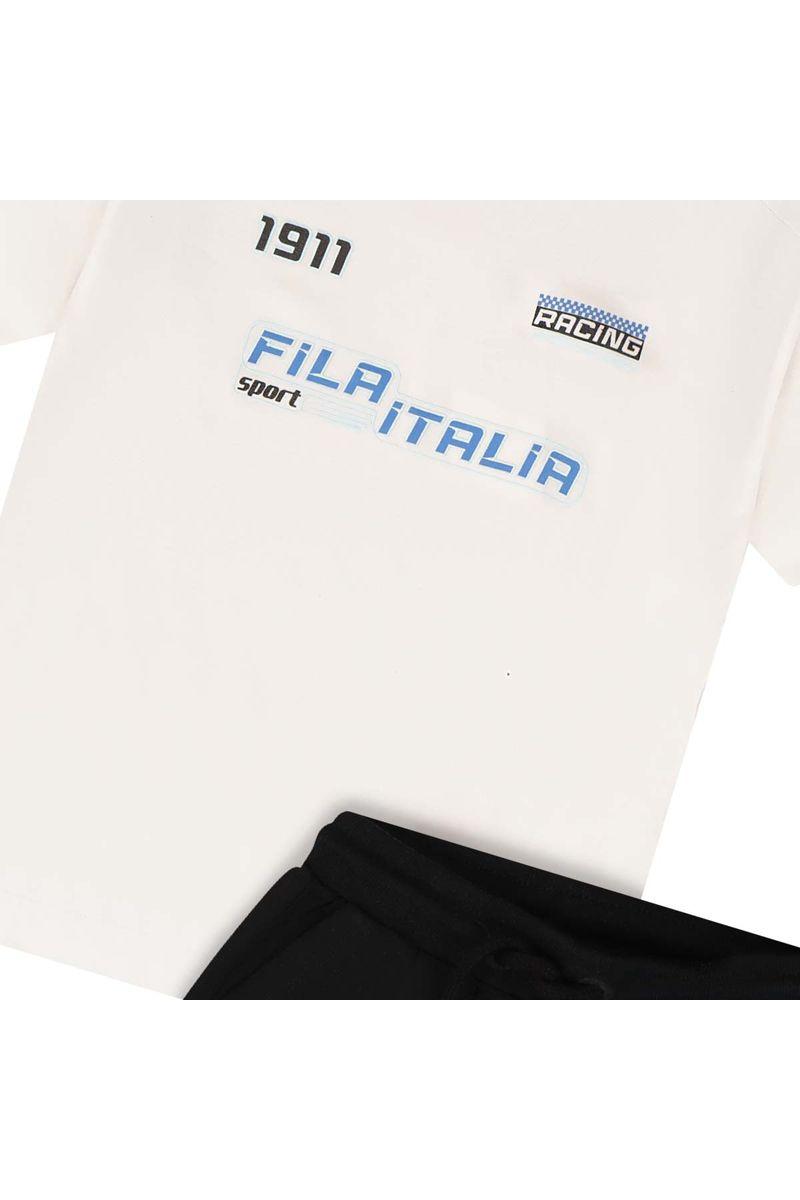 חליפת טריקו FILA הדפס באמצע לילדים