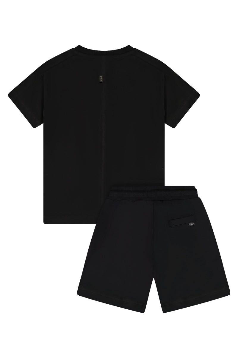 חליפת טריקו FILA הדפס באמצע לילדים