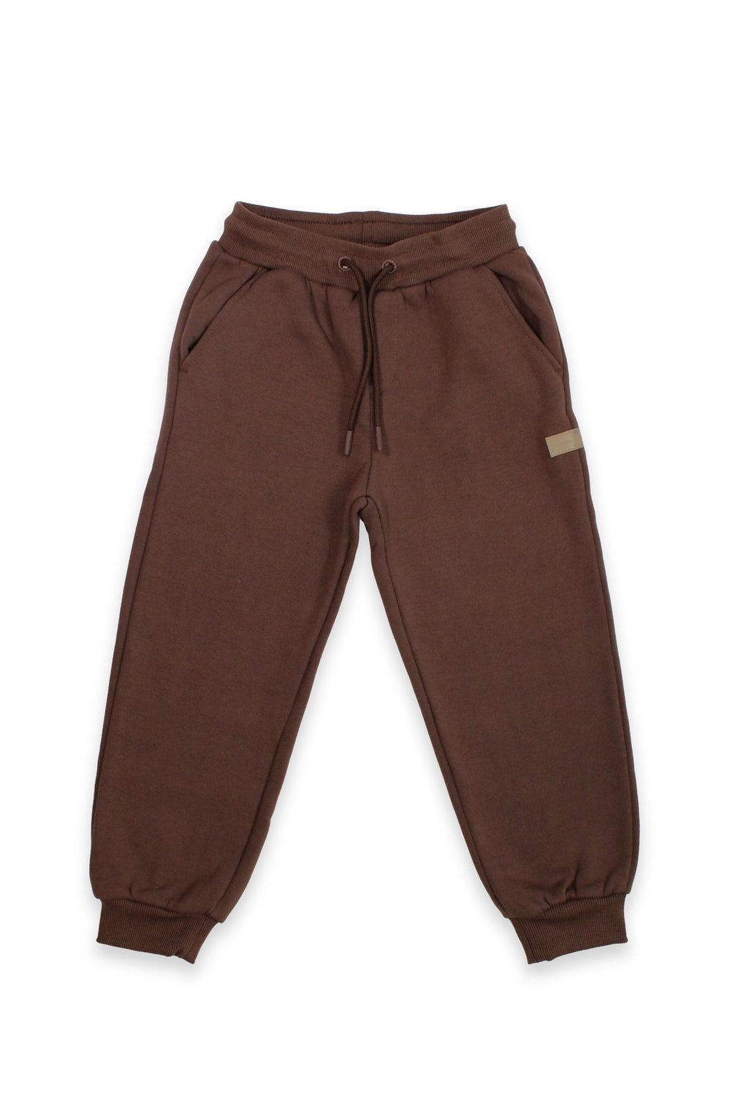 חליפת טרנינג FILA עם קפוצ'ון רוכסן ולוגו מודפס לילדים BEIGE / 10Y