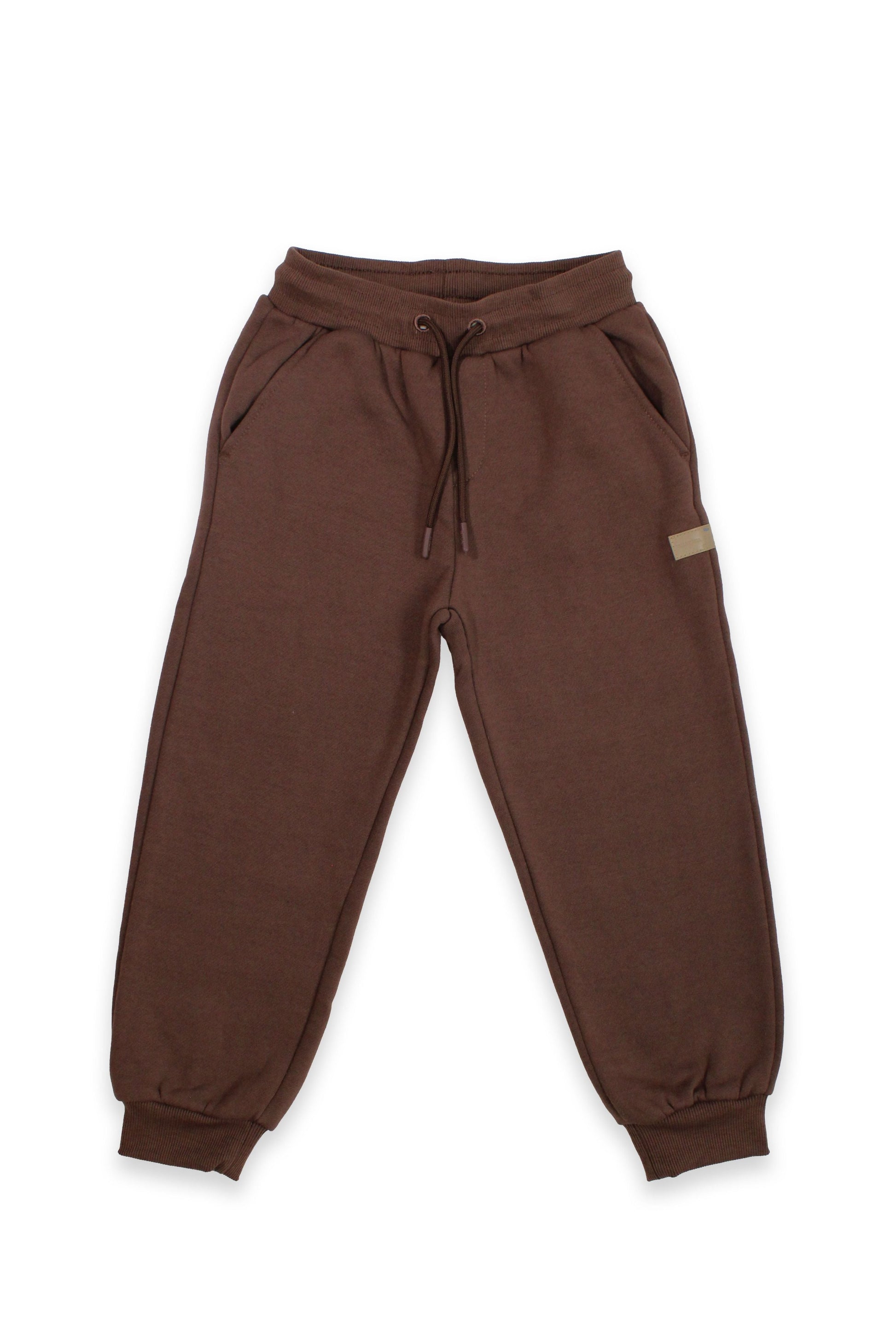 חליפת טרנינג FILA עם קפוצ'ון רוכסן ולוגו מודפס לילדים BEIGE / 10Y