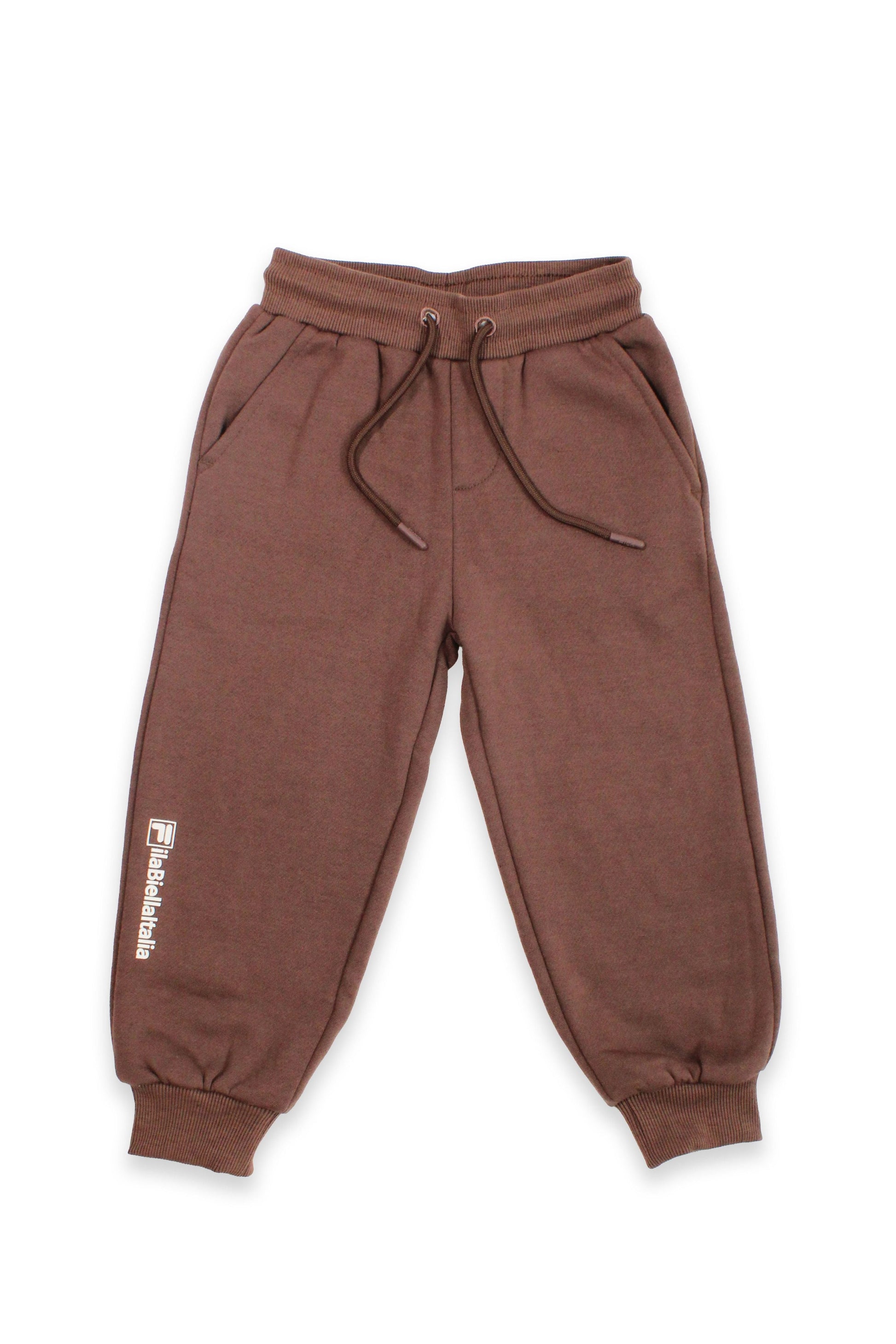 חליפת טרנינג FILA בעיצוב קלאסי עם הדפס לוגו לילדים BEIGE / 10Y