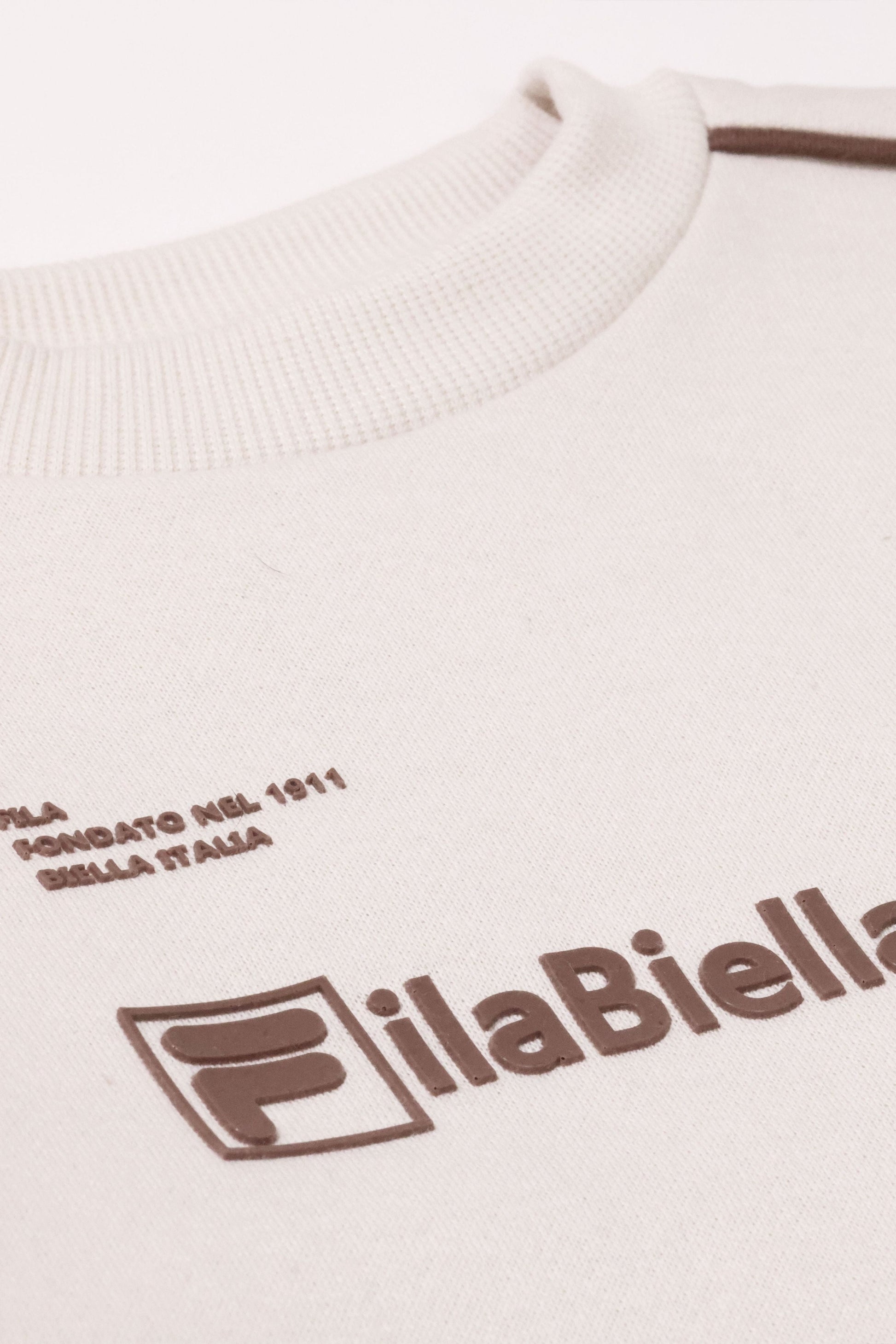 חליפת טרנינג FILA בעיצוב קלאסי עם הדפס לוגו לילדים BEIGE / 10Y