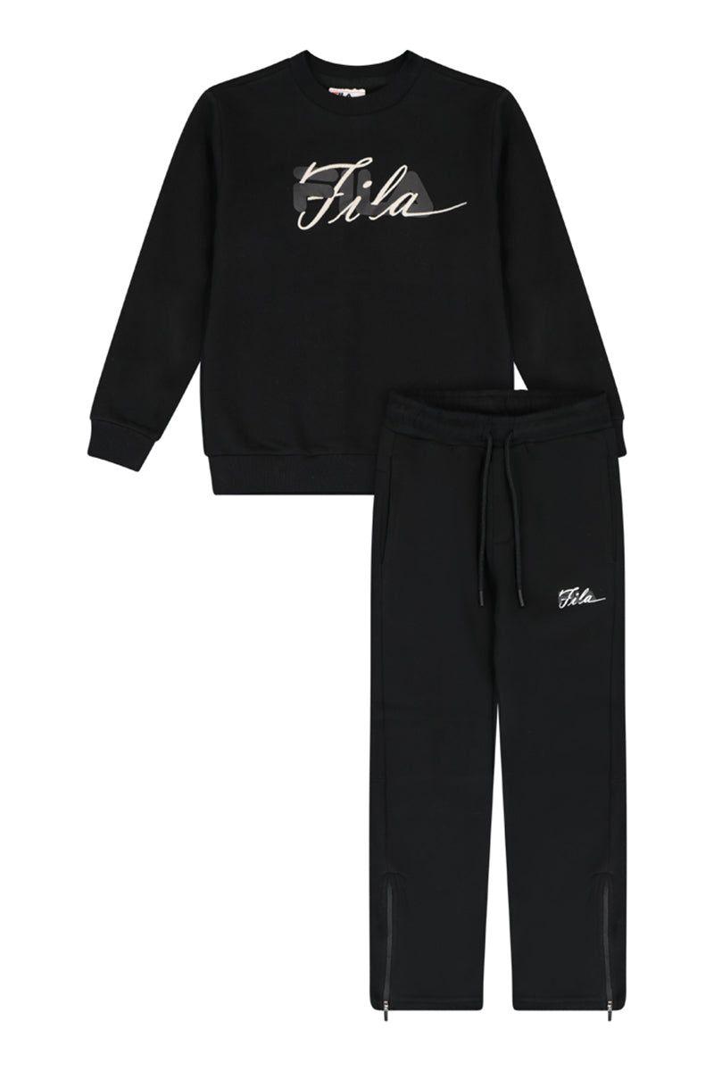 חליפת טרנינג FILA לוגו כתב יד לילדים