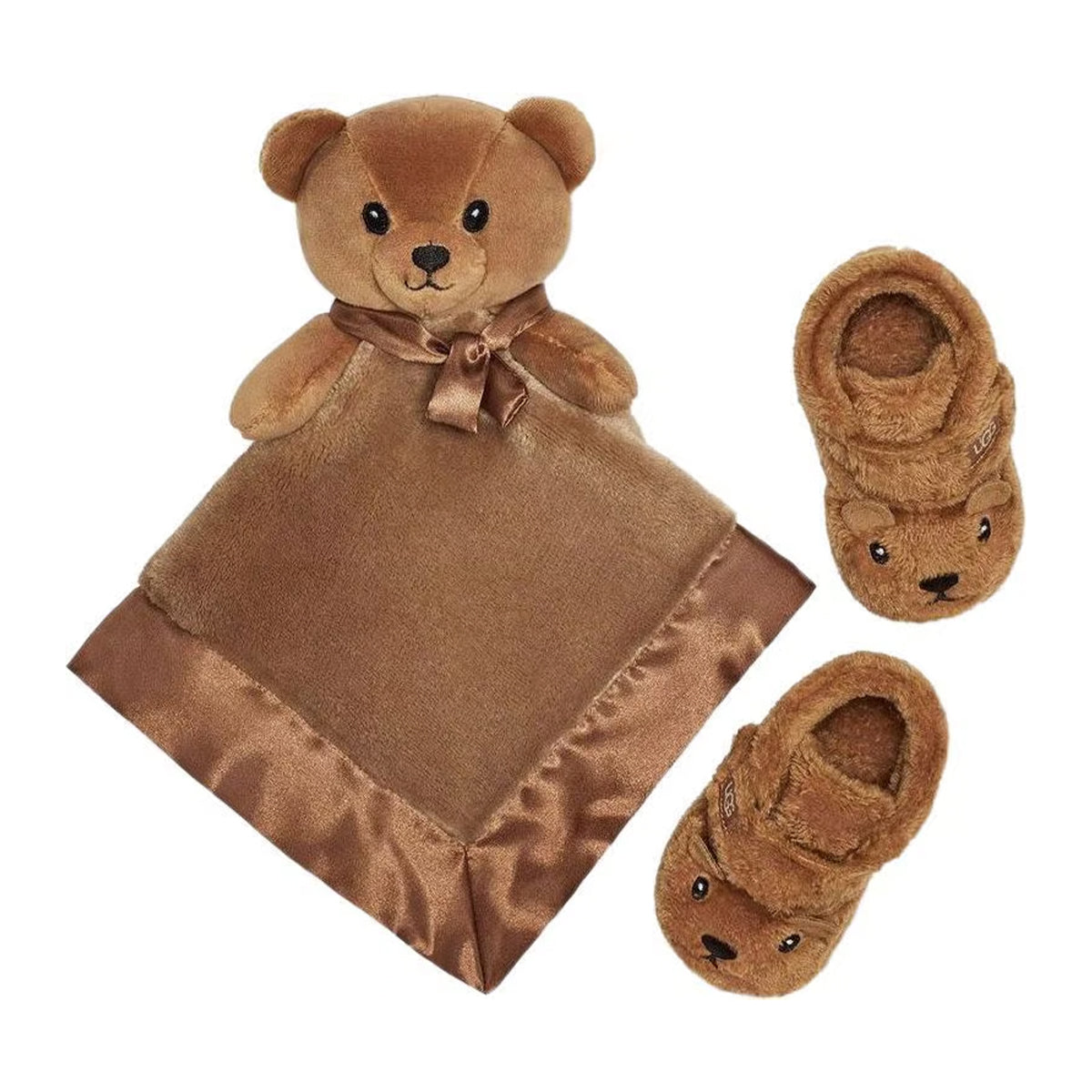 מארז NB UGG BIXBEE AND LOVEY BEAR נעלי טרום הליכה+שמיכה לתינוקות