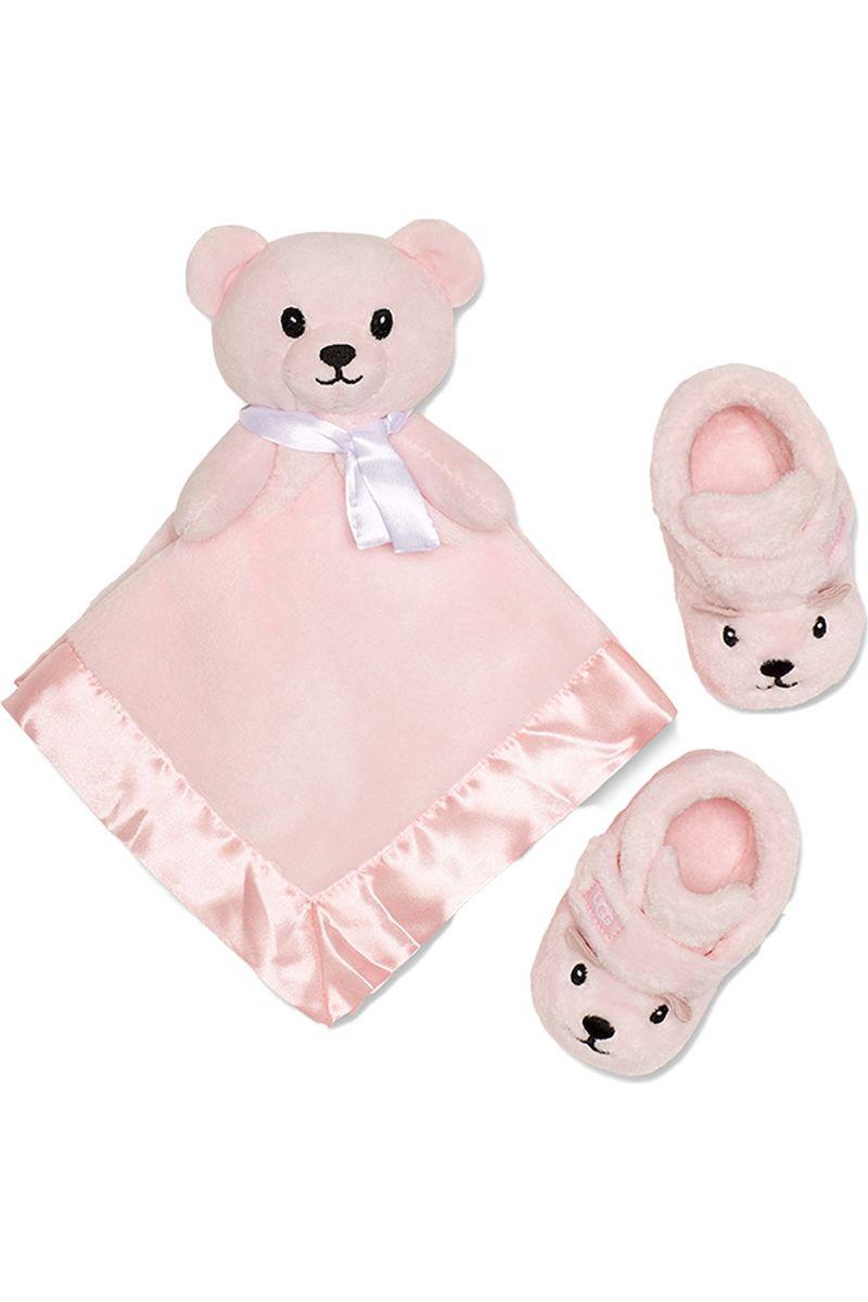 מארז NB UGG BIXBEE AND LOVEY BEAR נעלי טרום הליכה+שמיכה לתינוקות