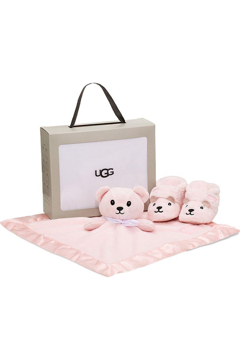 מארז NB UGG BIXBEE AND LOVEY BEAR נעלי טרום הליכה+שמיכה לתינוקות